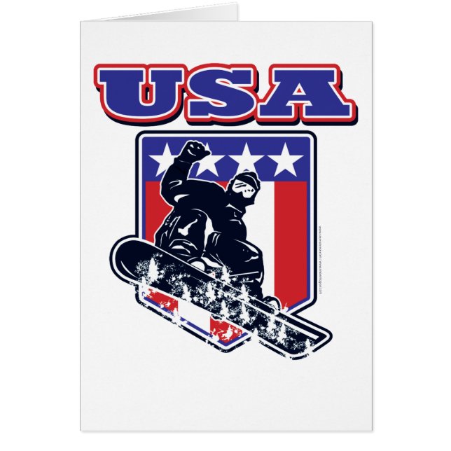 USA Snowboarder (Front)