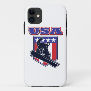 USA Snowboarders iPhone 11 Case