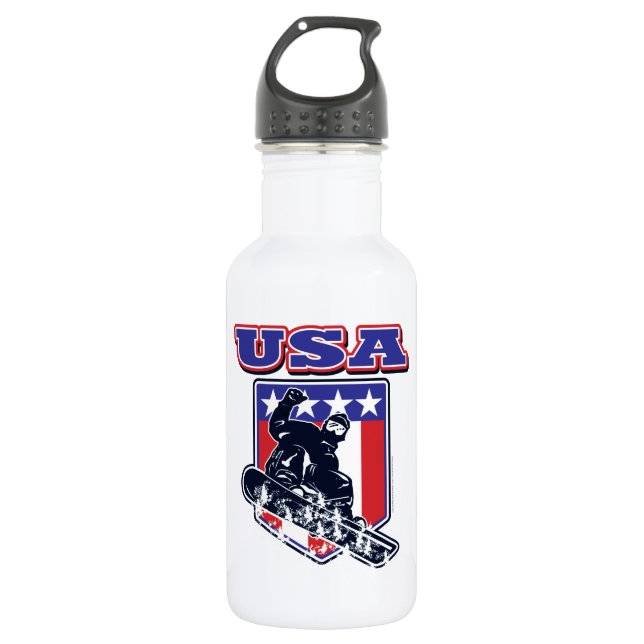 USA Snowboarding 532 Ml Water Bottle (Front)
