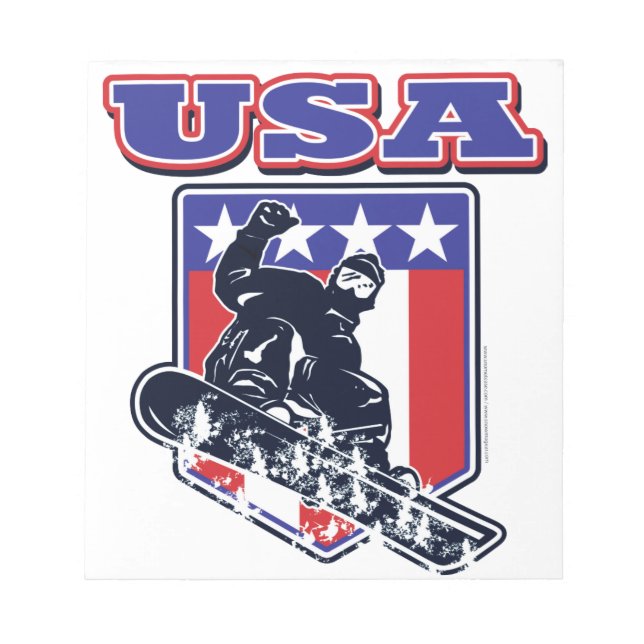 USA Snowboarding Notepad (Front)