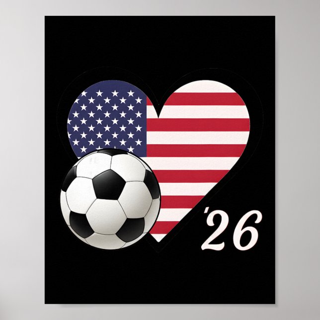 Usa Soccer 2026  Poster (Front)