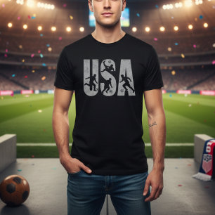 USA Soccer   American Football Fan T-Shirt
