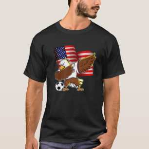 USA Soccer Dabbing Eagle Fan Pledge Allegiance To T-Shirt