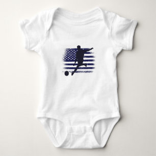 USA Soccer Fan Jersey Shirt American Flag