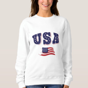USA Soccer Fan Jersey Shirt American Flag