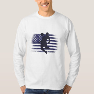 USA Soccer Fan Jersey Shirt American Flag