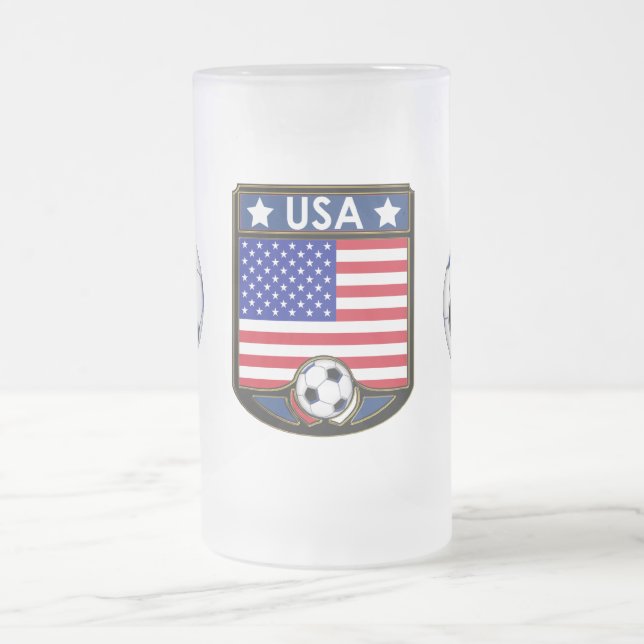USA Soccer Frosted Beverage Stein (Center)