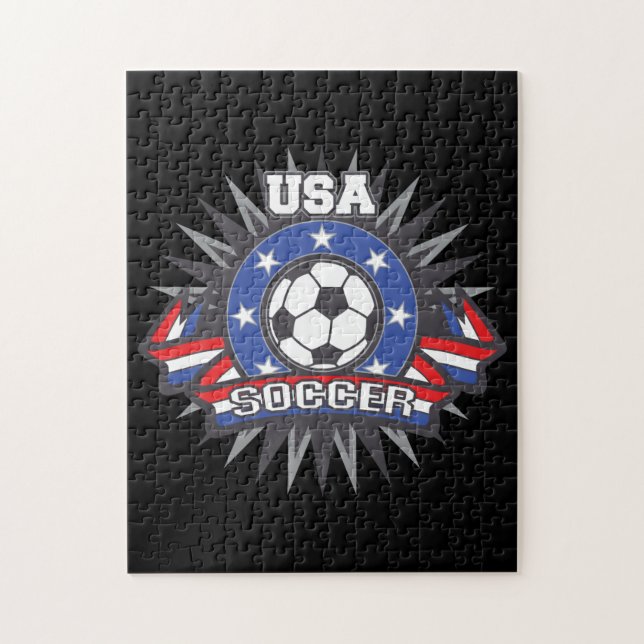 USA Soccer Jigsaw Puzzle (Vertical)