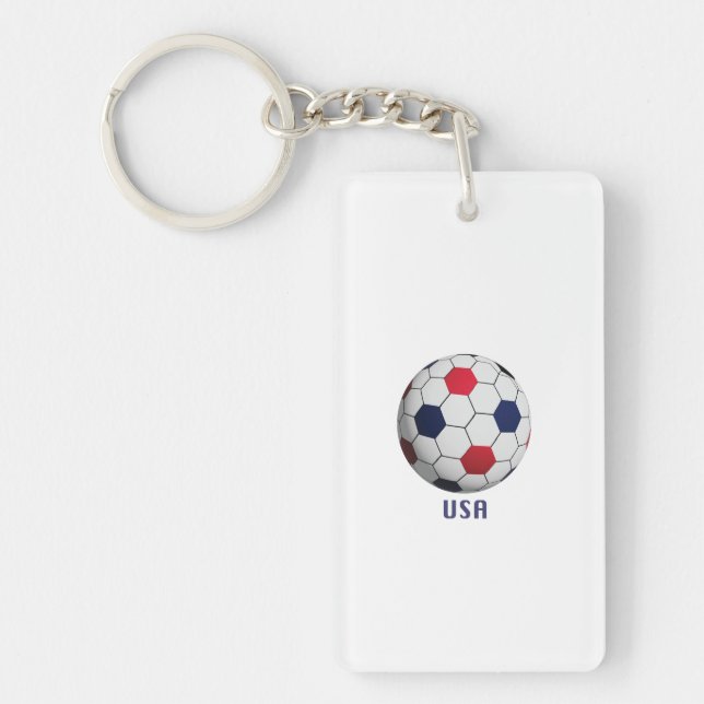 USA Soccer Key Ring (Front)