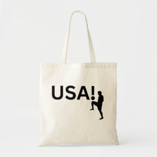 USA soccer player Tote Bag
