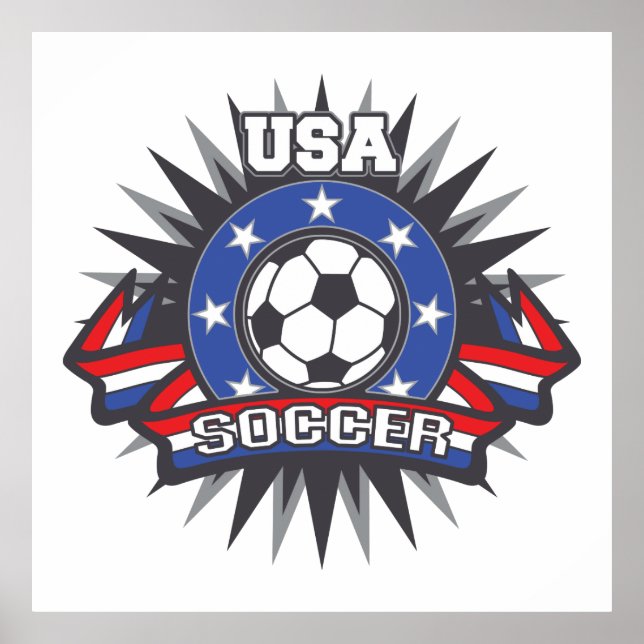 USA Soccer Poster (Front)