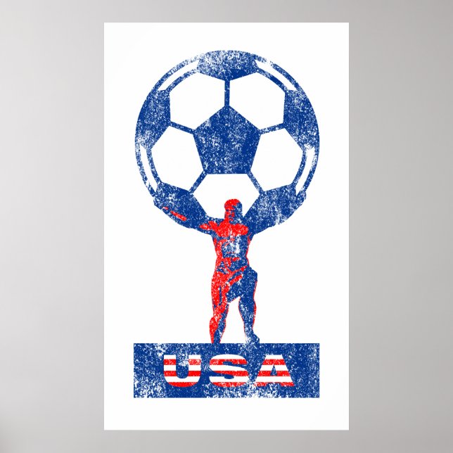 USA Soccer Poster (Front)
