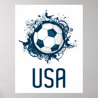 USA Soccer Poster