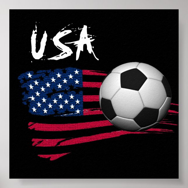 USA Soccer Poster (Front)