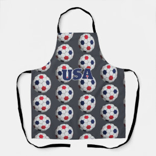 USA soccer shirt Apron