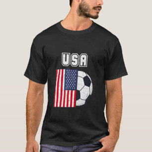 Usa Soccer Team Flag T-Shirt