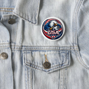 USA Soccer Tournament Round Button
