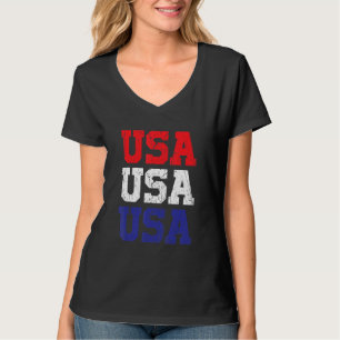 USA Soccer USA Patriotic Soccer T-Shirt