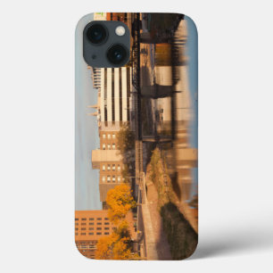USA, South Dakota, Sioux Falls, City Skyline iPhone 13 Case