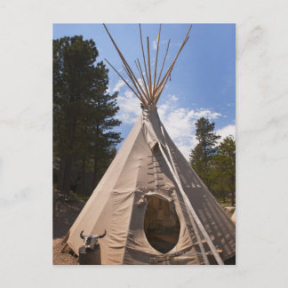 USA, South Dakota, Traditional Indian teepee Postcard