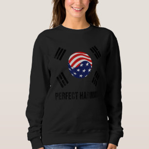USA South Korea Proud Korean American Perfect Harm Sweatshirt