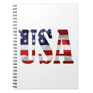 USA SPIRAL NOTEBOOK