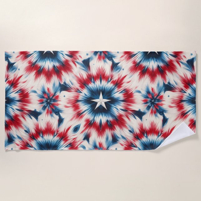 USA Star Beach Towel (Front)