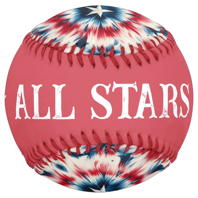 USA Star (Customize) Softball (Back)