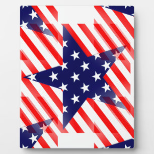 usa star plaque