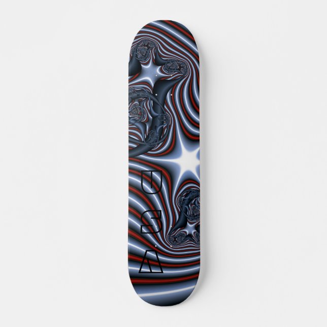 USA Stars and Stripes Skateboard (Front)
