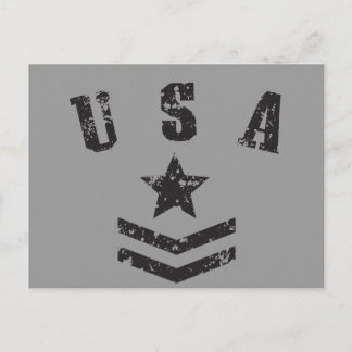USA Stars & Stripes Postcard