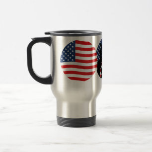 USA Stars & Stripes / Uncle Sam Travel Mug