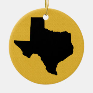 USA States Texas - SRF Ceramic Tree Decoration