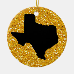 USA States Texas - SRF Ceramic Tree Decoration