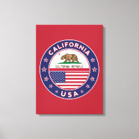 USA_STATES - WITH_FLAG_California_circle_with_flag