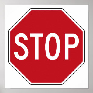 USA Stop Sign
