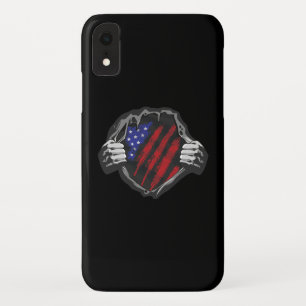 USA Superhero Costume Flag Case-Mate iPhone Case