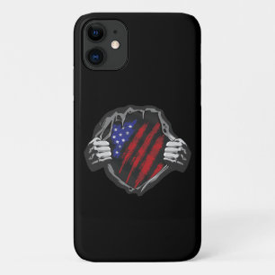 USA Superhero Costume Flag Case-Mate iPhone Case