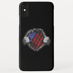 USA Superhero Costume Flag Case-Mate iPhone Case