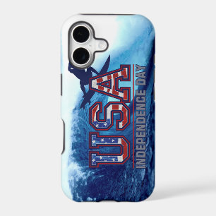 USA Surfer Independence Day iPhone 5 Case