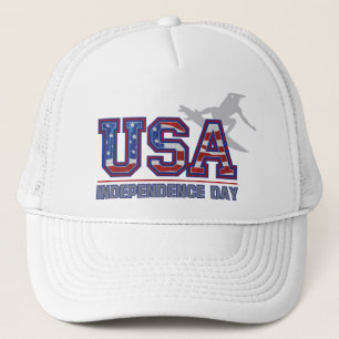 USA Surfer Independence Day Trucker Hats