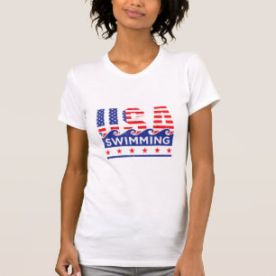 USA Swimming Artwork For A Swimmer T-Shirt