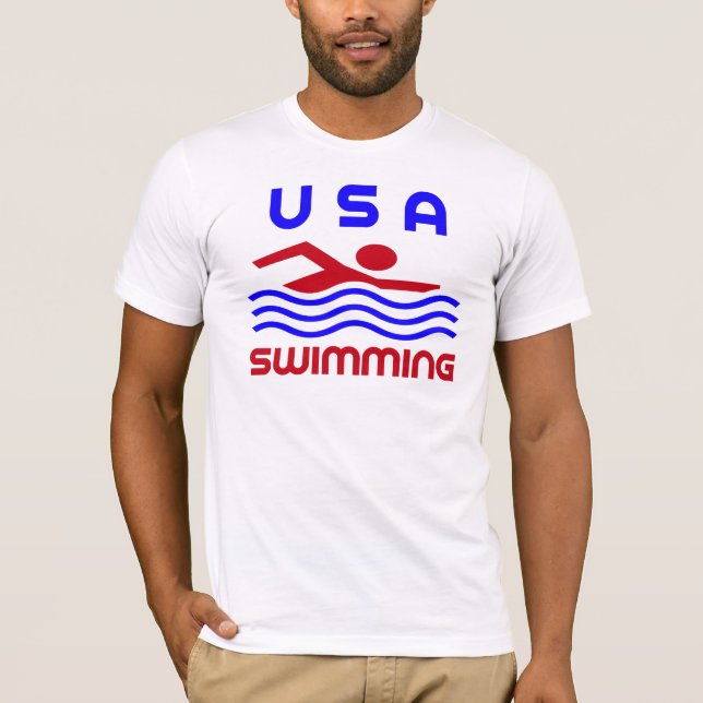 USA SWIMMING T-Shirt (Front)