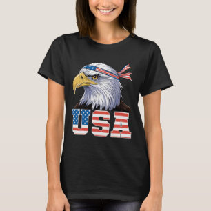Usa T Shirt American Flag Men Women Kids Eagle Pat