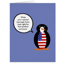 USA Talking Ms. Penguin Personalised