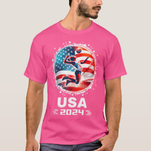 Usa Team 2024 United States American Flag Women Vo T-Shirt