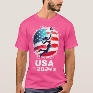 Usa Team 2024 Volleyball For Volleyball T-Shirt