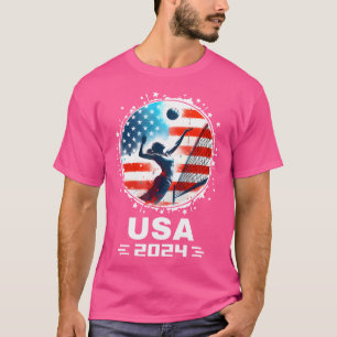 Usa Team 2024 Volleyball For Volleyball T-Shirt