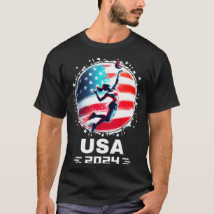 Usa team 2024 volleyball shirt for men women kids
