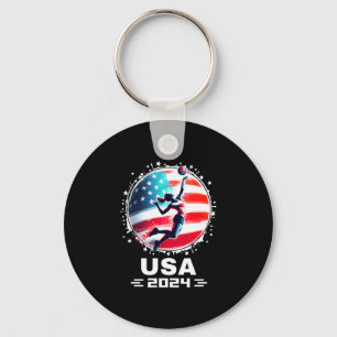 Usa team 2024 volleyball shirt for men women kids key ring